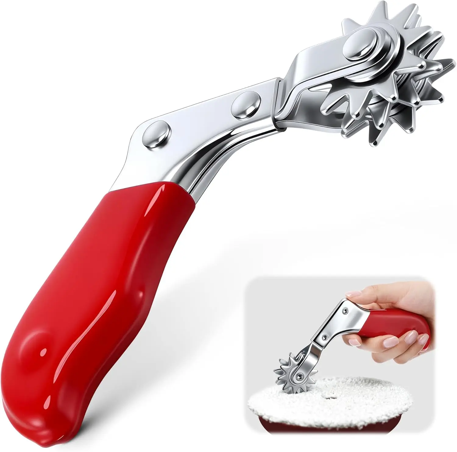 Polishing Pad Conditioning Brush, Wool Buffing Pad Cleaning Spur Tool, Heavy Duty Metal Pad Cleaner for Wool Polishing Pads
