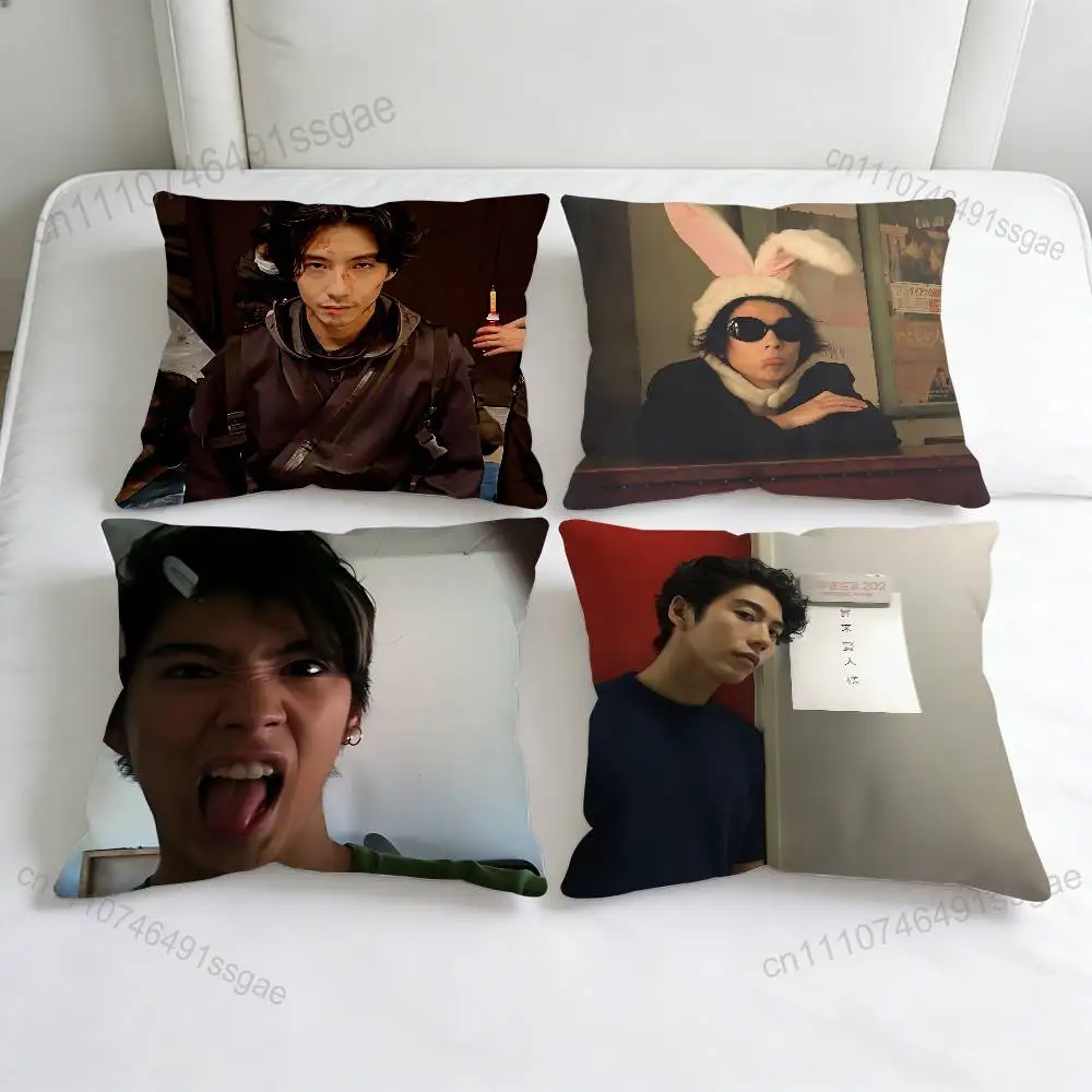 

Actor K-Kento Kaku Square Pillow Cover Decorative Throw Pillow Case for Sofa Couch Bed Home Car Living Room Decoration