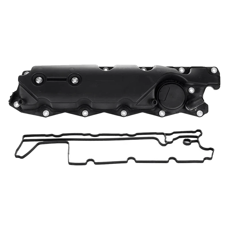 1 Piece Engine Valve Cover With Gasket Black ABS For Volvo XC60 XC70 XC90 S80 V70 3.2L