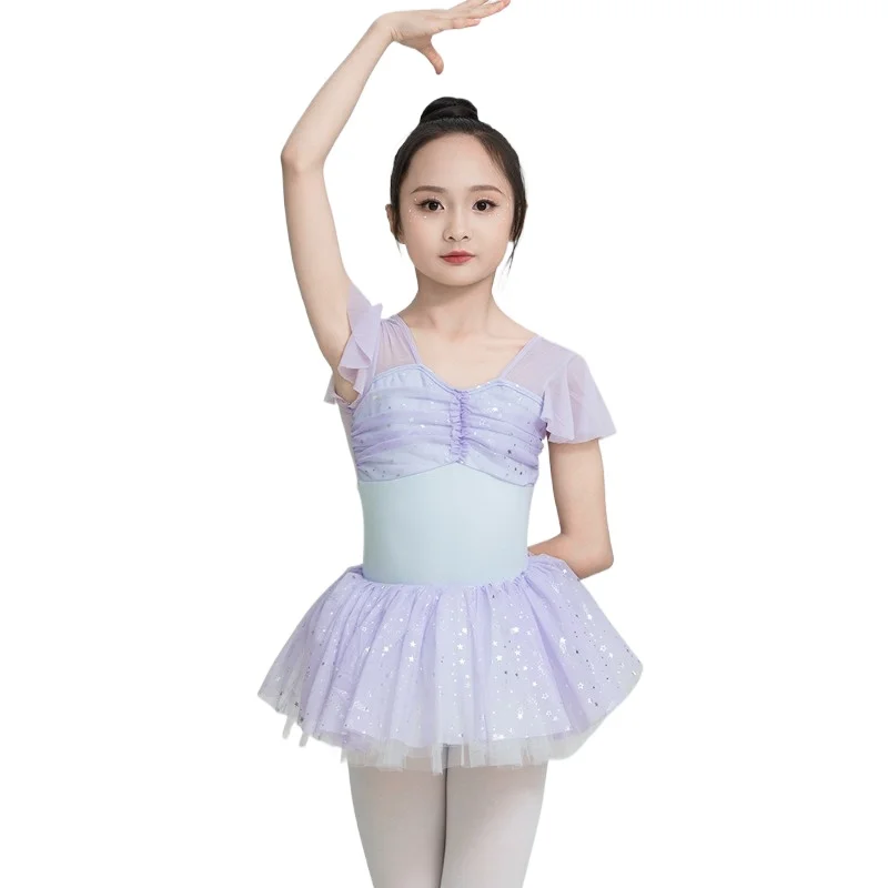 

Girls Ballet Dress Children's Training Skirt Kids Costume Leotard for Gymnastics Tutu Classical Dance Clothes Leotard Gymnastics