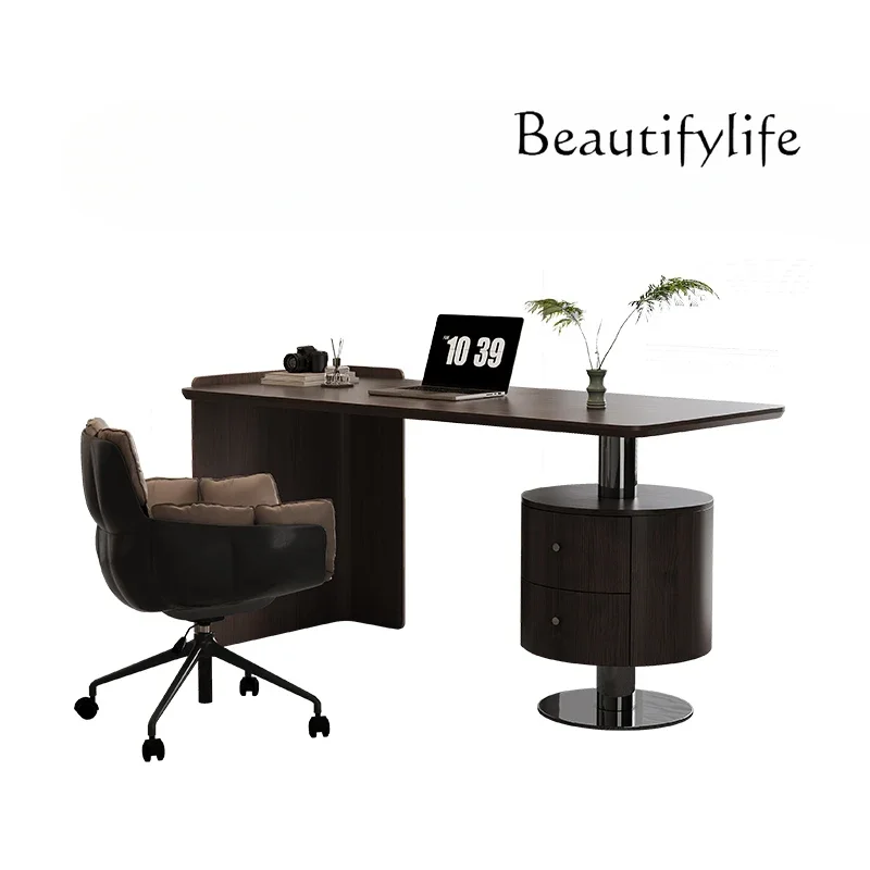 

Итальянский светлый роскошный современный письменный стол из массива дерева для дома, гостиной, кабинета, офиса, компьютерный стол X