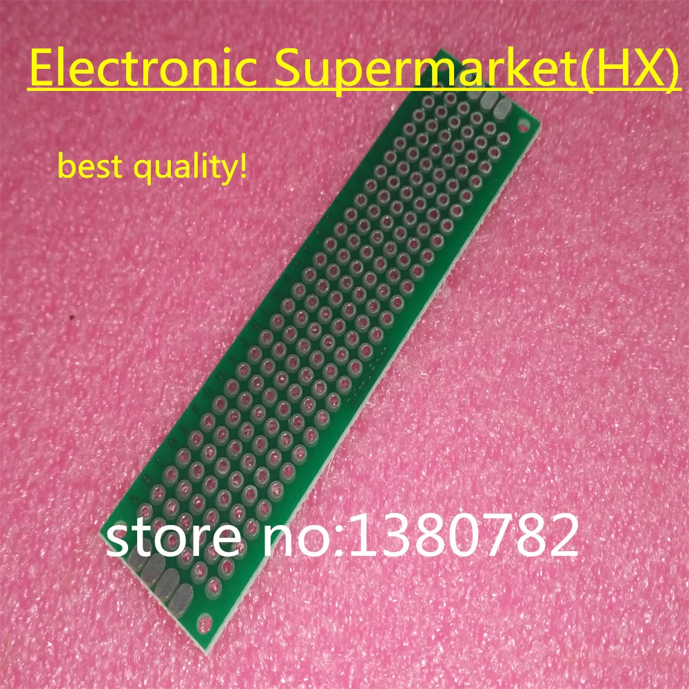 Free shipping 50pcs/lots 2x8cm 2*8 CM Double Side Prototype PCB Diy Universal Printed Circuit Board