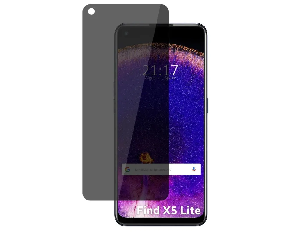 Antispy privacy hydrogel screen Protector for Oppo Find X5 Lite 5G