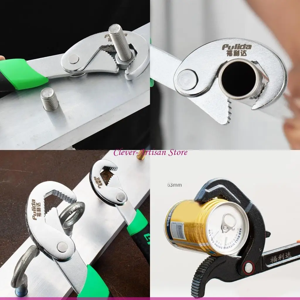 

E06B 2x разводной гаечный ключ Многофункциональный универсальный гаечный ключ Инструмент для домашнего ремонта Ручной инструмент