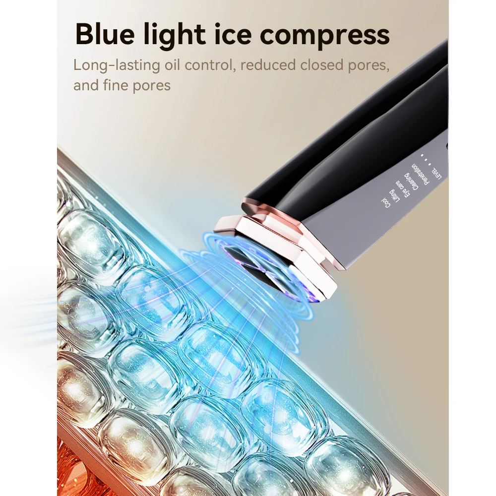 ハンドヘルドポータブルホームケア多機能ネックフェイスリフティングEMS LEDコールドプラズマ美容サロン機器フェイシャルローラー自宅用