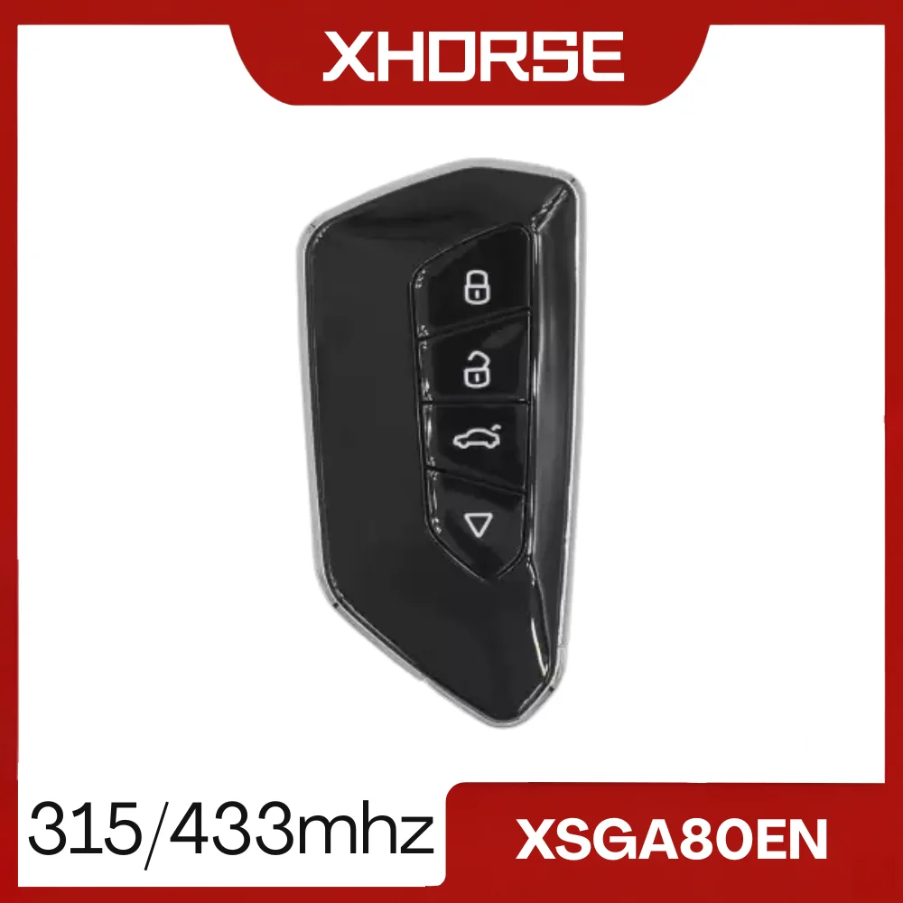 Универсальный смарт-ключ Xhorse для автомобилей VW, модель XSGA80EN, 4 кнопки, управление через VVDI, для автомобилей Volkswagen.