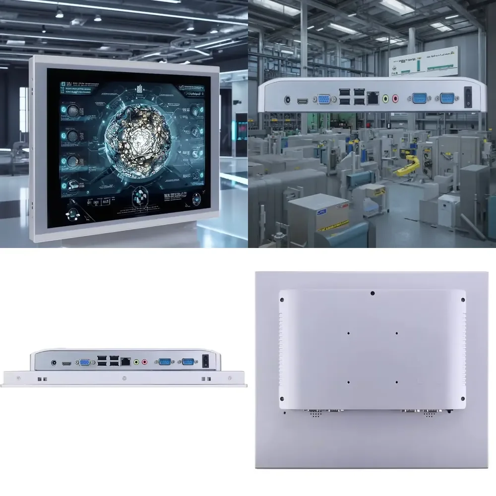 Partaker 19 Inch Fanless AIO Panel PC J1900 J6412 I7 1165G7 8565U 6500U I5 1135G7 8250U 6200U 3317U I3 4000U IP65 Rated HMI