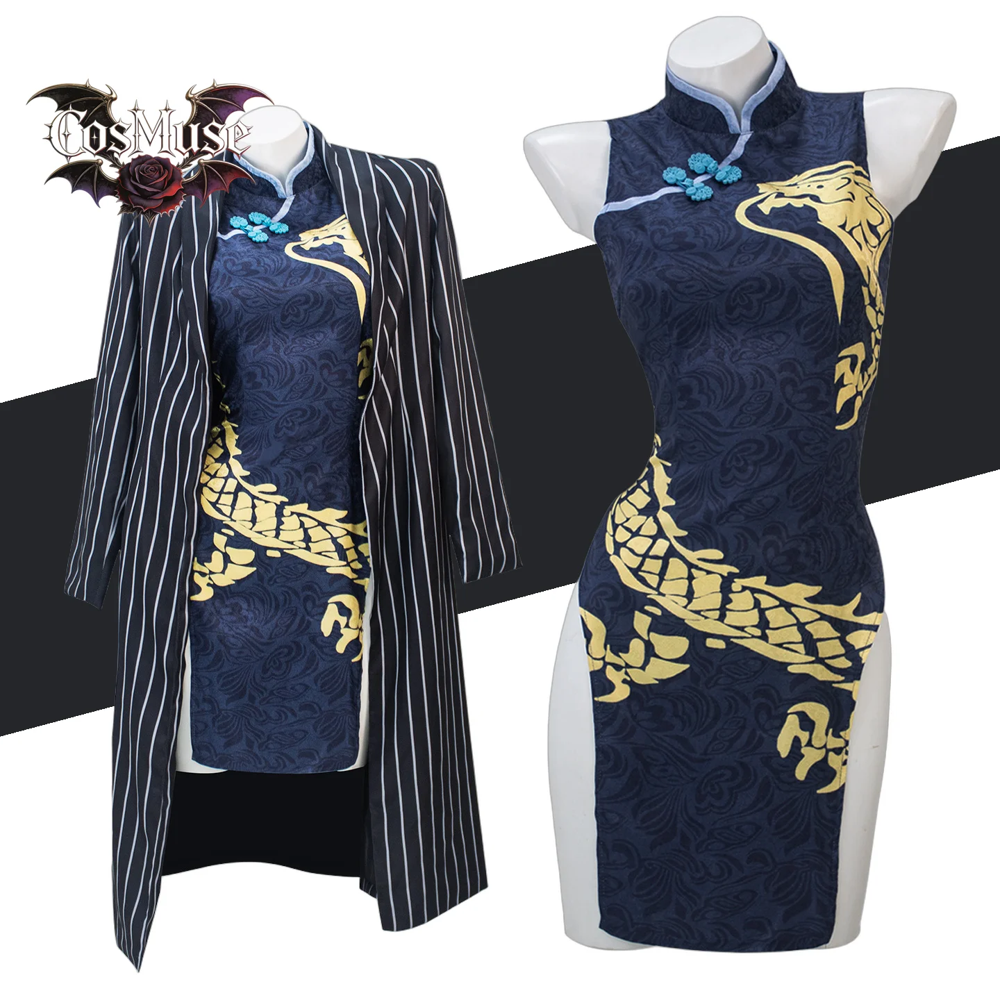 

Chinese-Style Cheongsam Archive Cosplay Wig Halloween Party