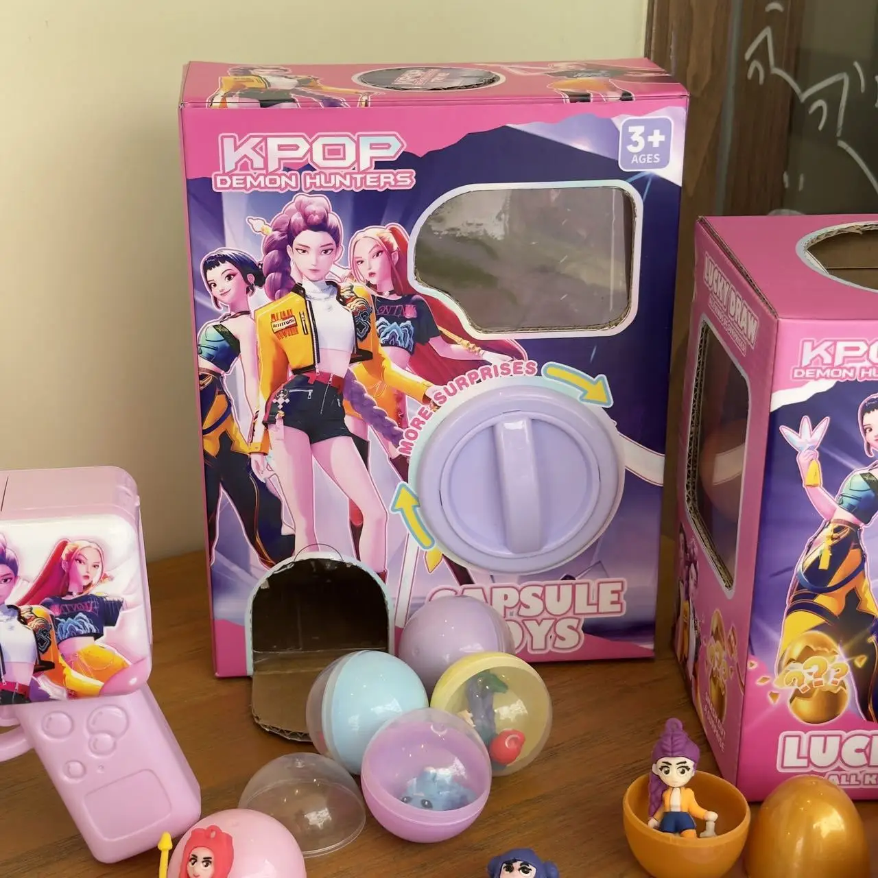 kpop Witch Huntress Twisting Egg Machine Fun Capsule Lottery Decompression Toy Twisting Egg Action Figure Christmas Gifts