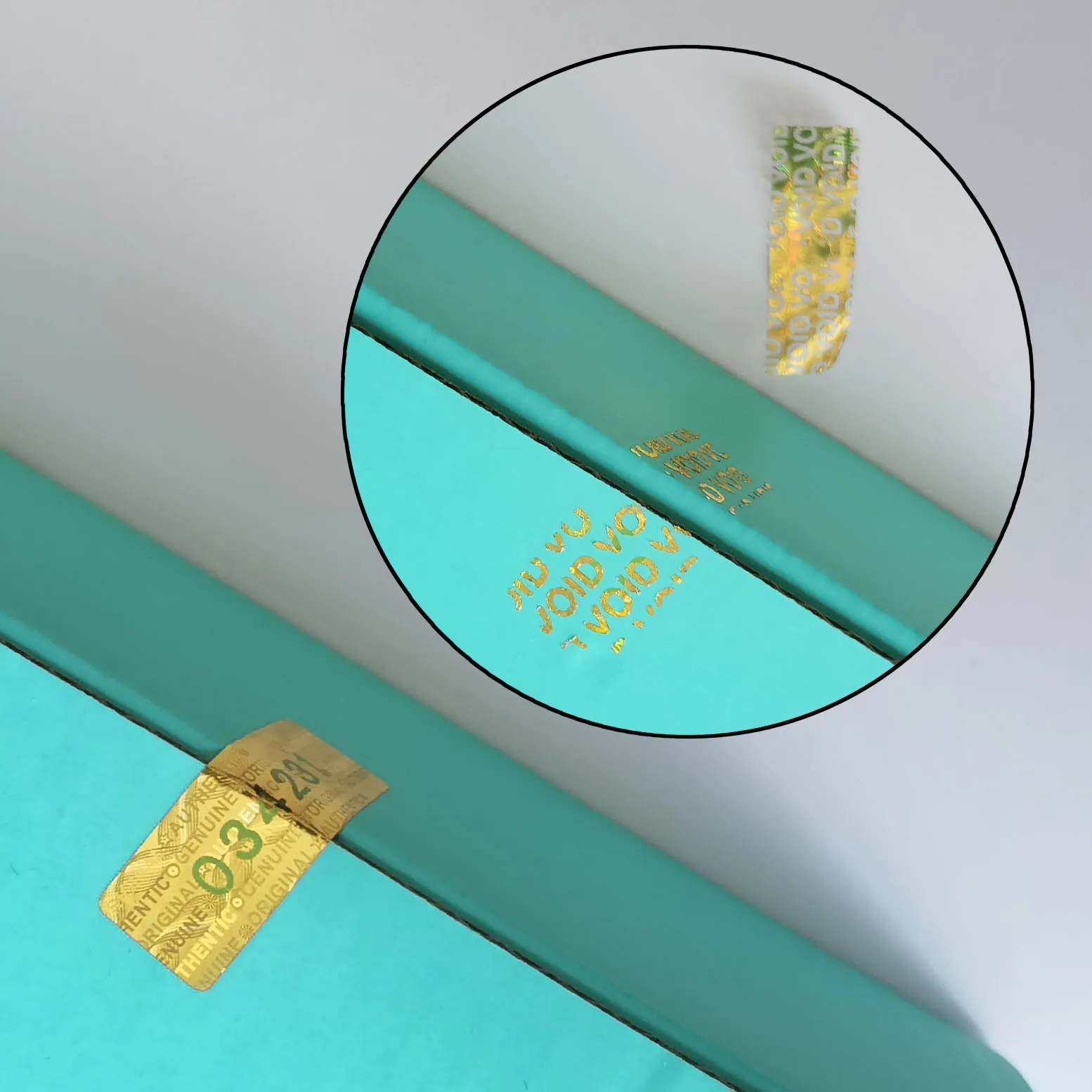 Hologramm-Sicherheitssiegel-Aufkleber, laser- und manipulationssicher, ursprüngliche Originaletiketten, Garantie erlischt, holografische Seria-Nummerierung