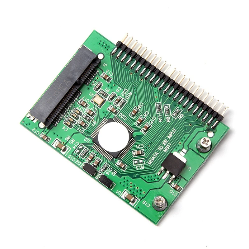 MSATA SSD ถึง 44 พิน IDE Converter อะแดปเตอร์ 2.5 นิ้ว IDE HDD PCI E Express Sata Converter อะแดปเตอร์สําหรับแล็ปท็อป