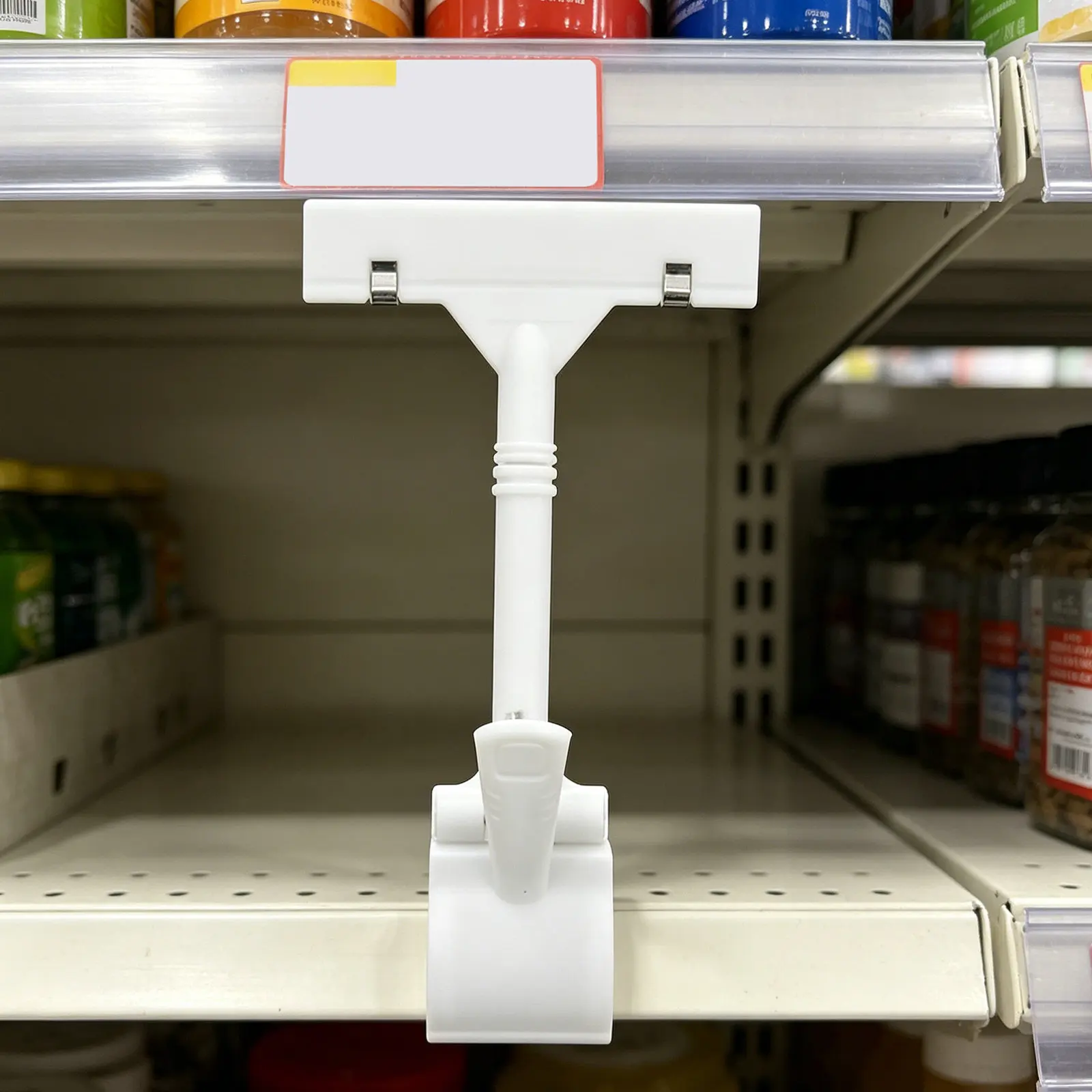 20-clips-de-presentation-en-plastique-couleur-unie-supports-de-signalisation-rotatifs-a-360°-double-face-pour-produits-de-vente-au-detail-sur-etagere-de-magasin