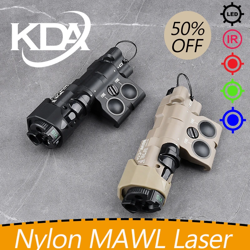 

WADSN Nylon Version MAWL-C1 Red IR Dot Green Blue Aiming Laser Indicator M300 X300 M600 Flashlight Fit 20mm Rail