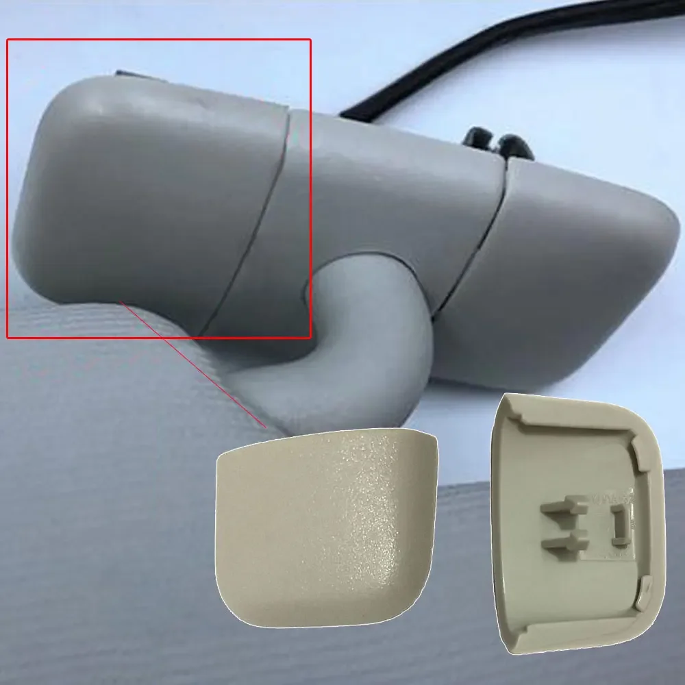 Sonnenblende Schnalle Clip grau schwarz Sonnenblende Sonnenschutz Make-up Spiegel Abdeckung Kappe für Volkswagen VW Golf 7 Vii Tiguan Autozubehör