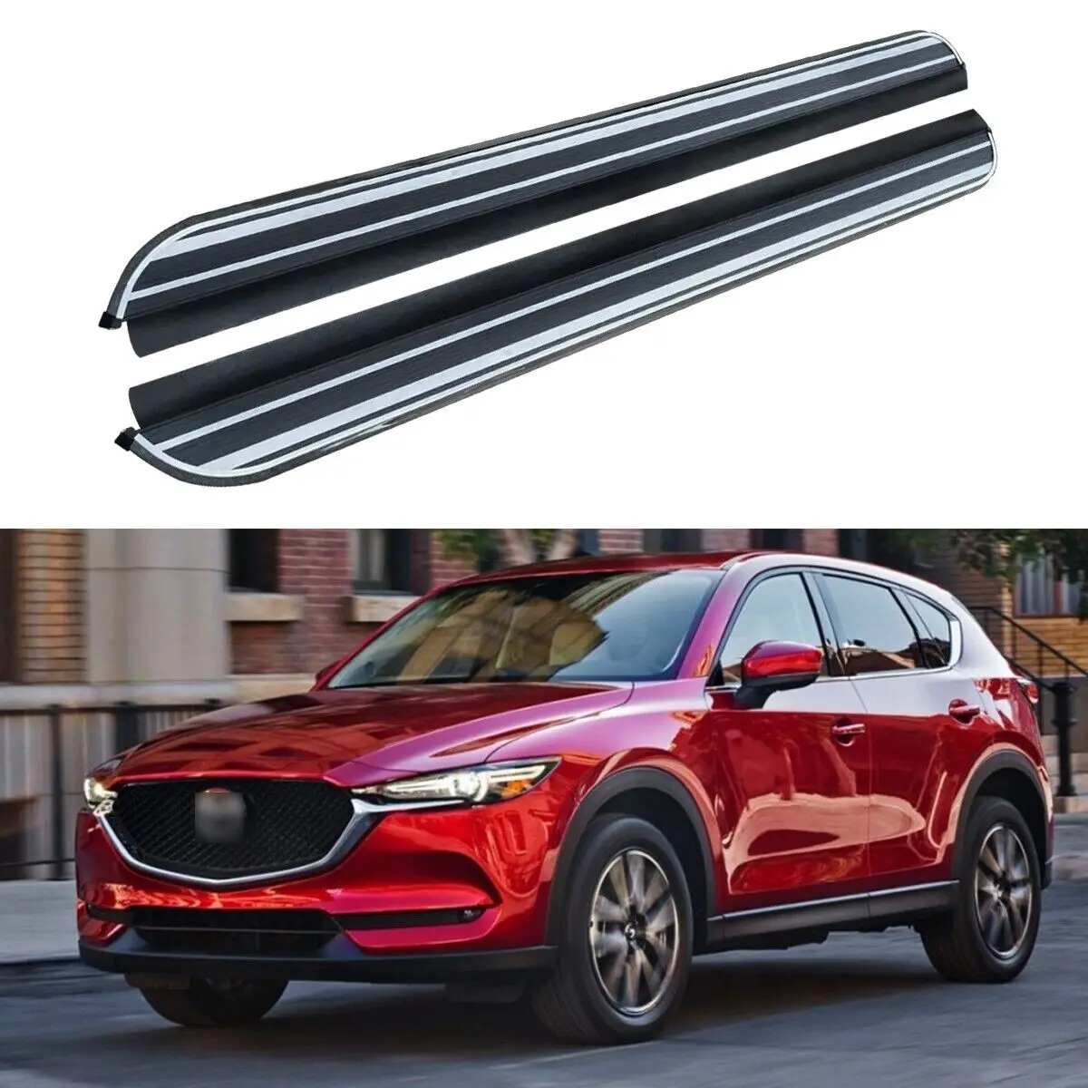 

Fixed Door Side Step Running Board Nerf Bar Fits For Mazda CX-50 CX50 2022 2023