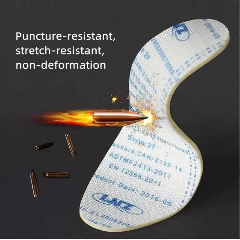 Anti-piercing Stab-resistant Wear Soft Safety Shoes Insole Outdoor Site Anti-puncture Damping Pads Kevlar Stab-resistant Insole