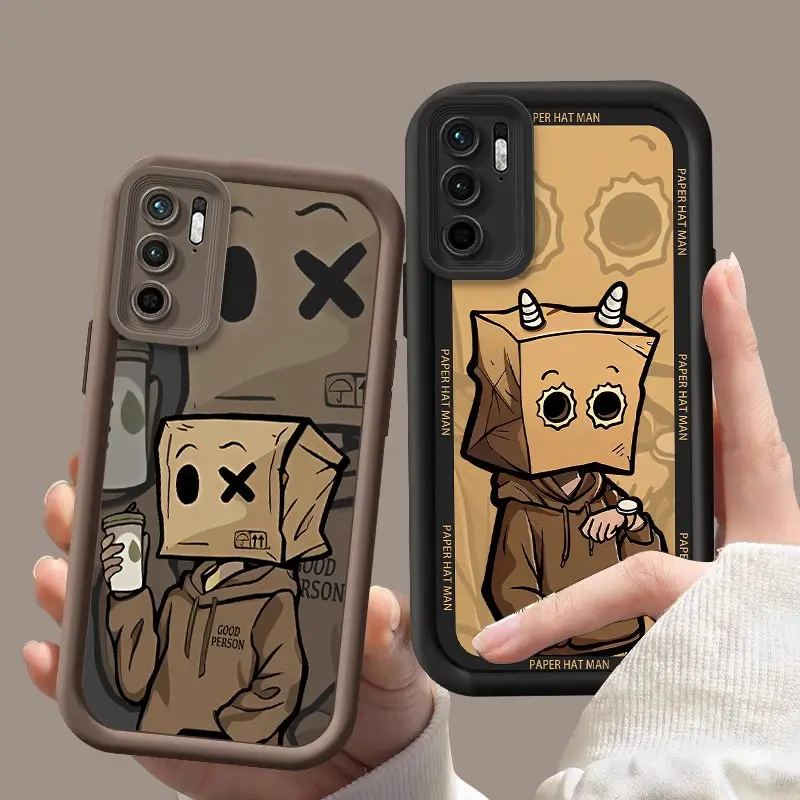 Note10 PAPERHATMAN Phone Case For Redmi Note 11 11S 10S 10T 10Pro 9 9T 9S 9Pro 9Pro 8 8Pro 7 7Pro 7S Shockproof Soft Cover