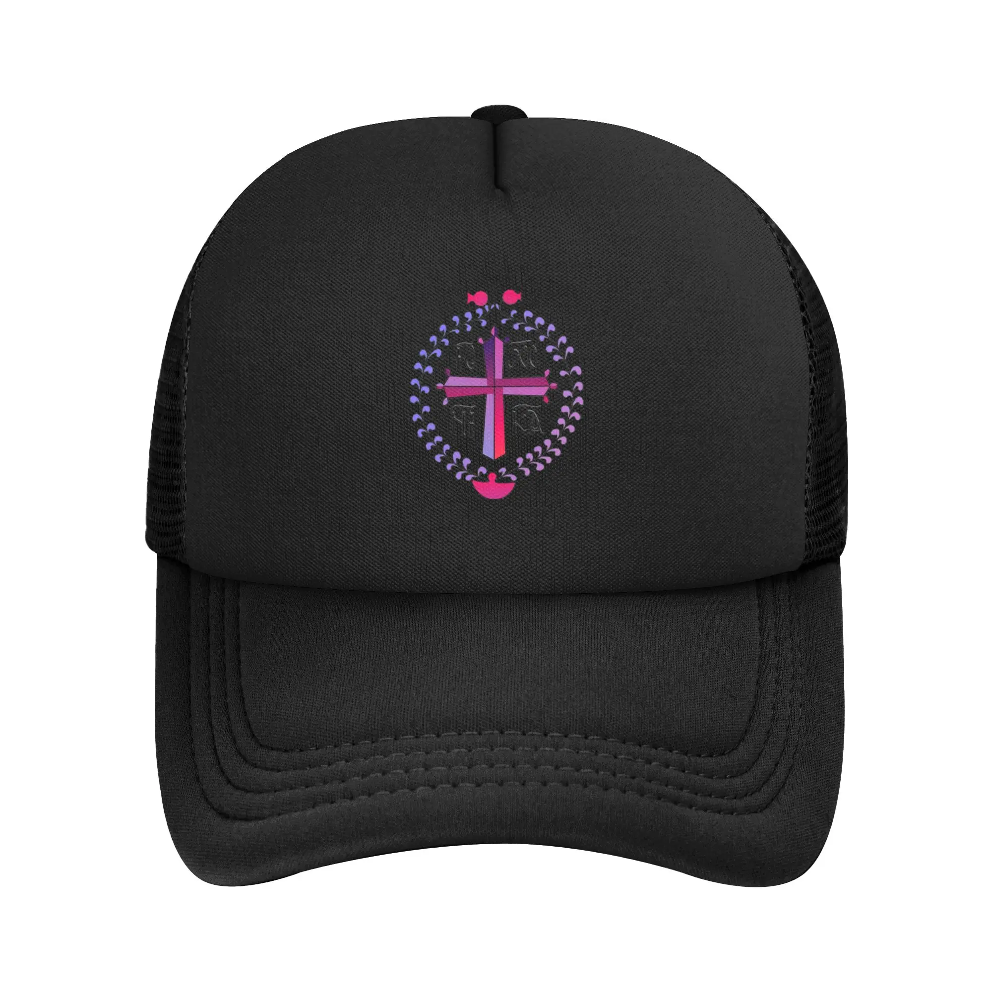 IC XC NIKA Christogramme Jesus Christ is Winner Mesh Baseball Caps Adult Trucker Worker Cap  Adjustable Summer Trucker Hat