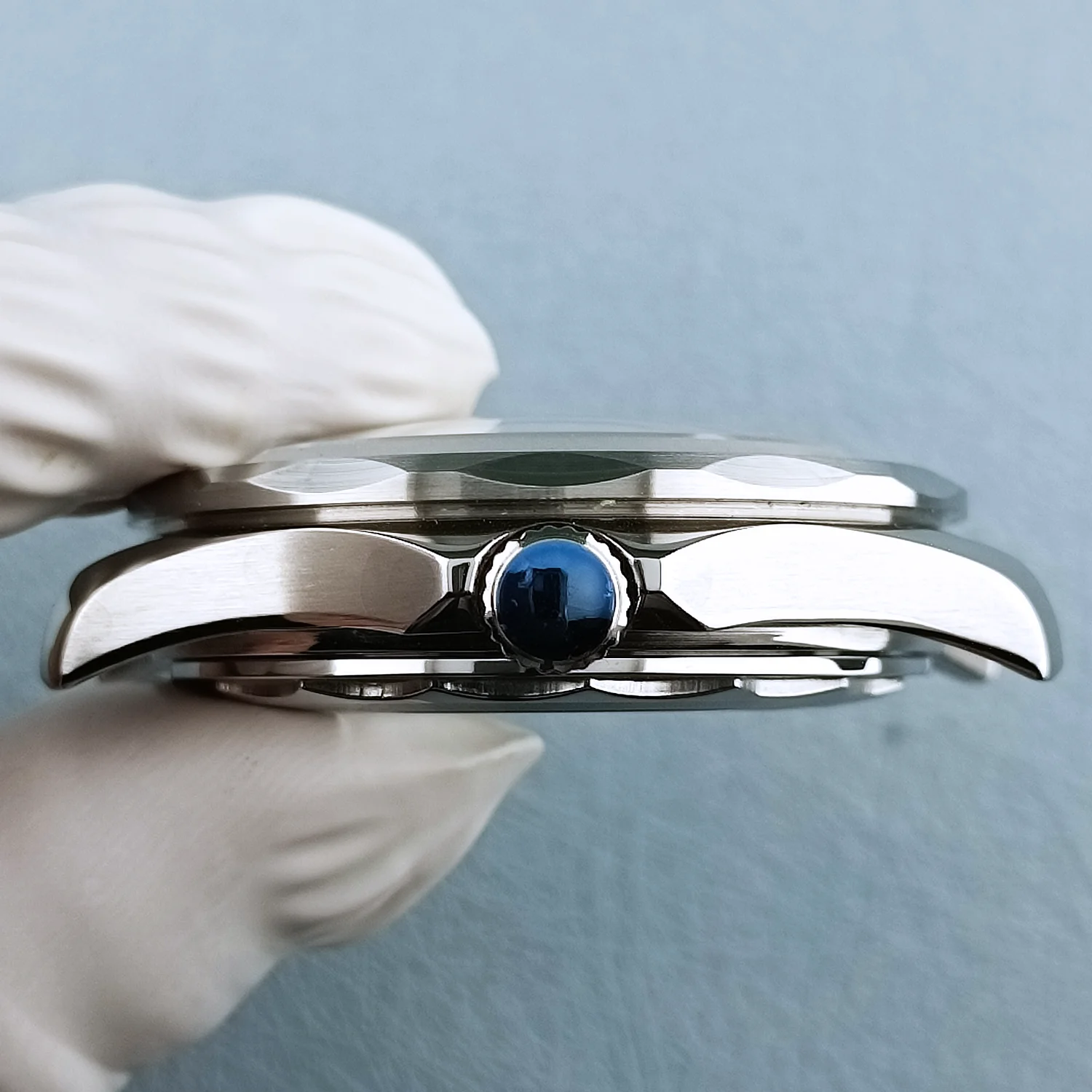 42mm Diving Watch Case Stainless Steel Case for NH35 Automatic Movement Sapphire Crystal Waterproof Transparent Back