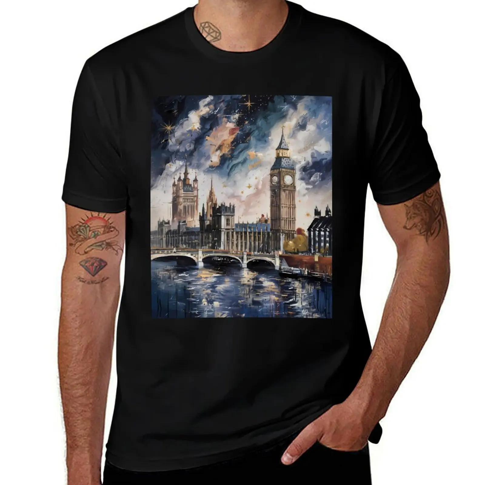 

London T-Shirt man t shirts for men t shirts designer T-Shirt