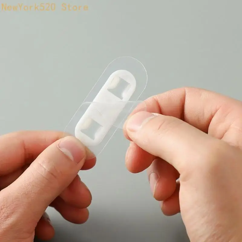 10pcs Cord Wire Cable Finishing Desktop Cable Holder Device Clipper for Bathroom Wall Door Tile Glass Fixing N84C