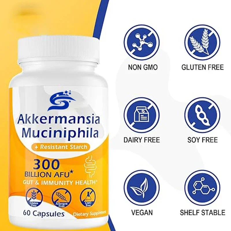 

Пробиотические капсулы, подходящие для пищеварения, кишечника, иммунитета и общих, с функцией подкладки кишечника