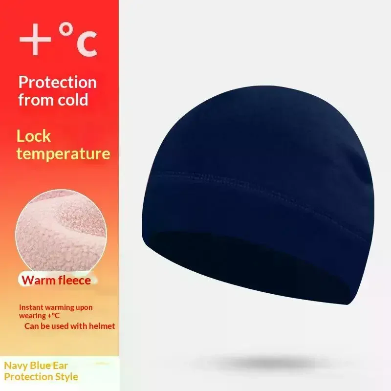 Warm Fleece Winter Beanie Soft Windproof Design For Cold Weather Skiing Hiking Camping Activities