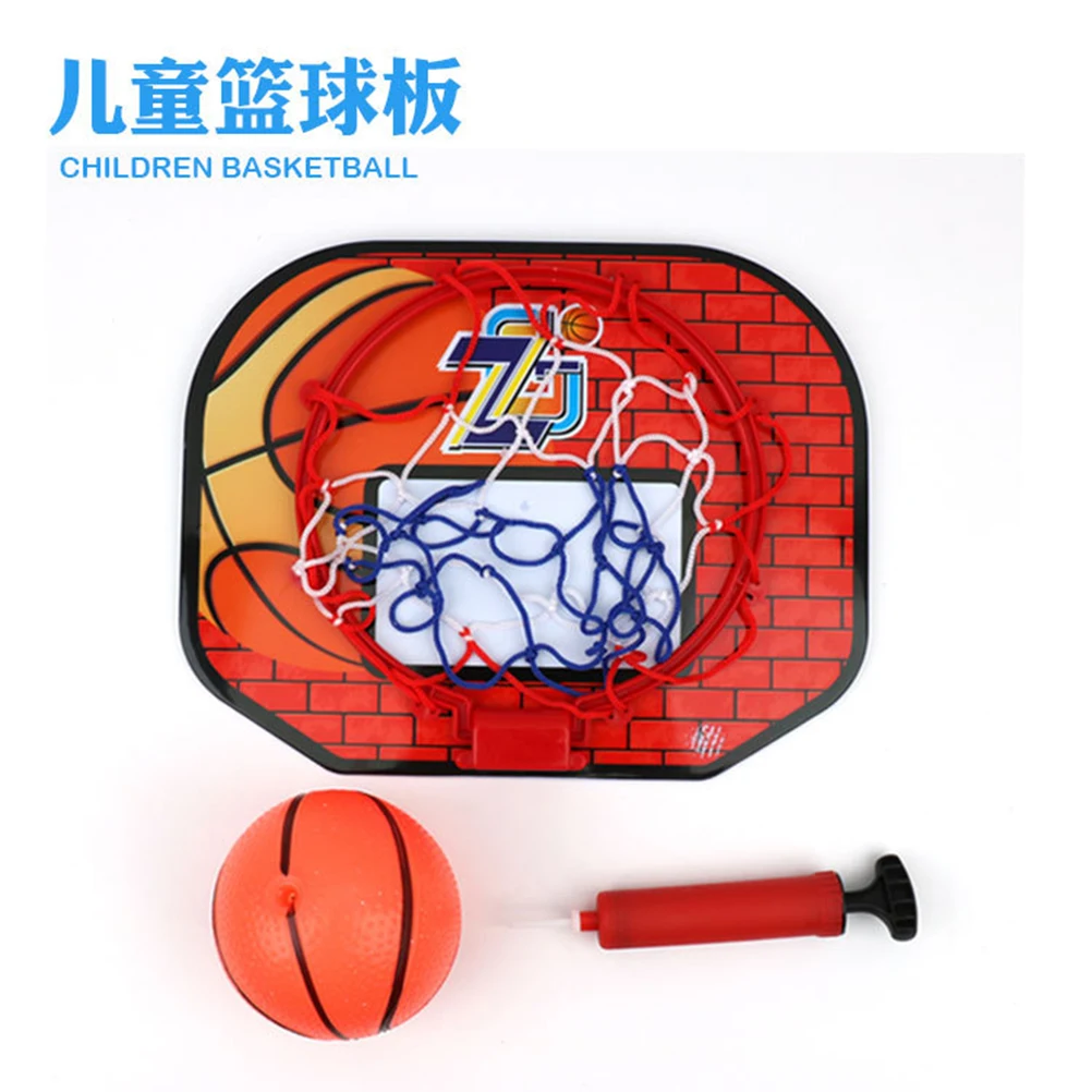 1 Set Basketball Hoop Portable Indoor Basketball Set Easy Install Kids Toy Basketball Game Perfect for Exercise