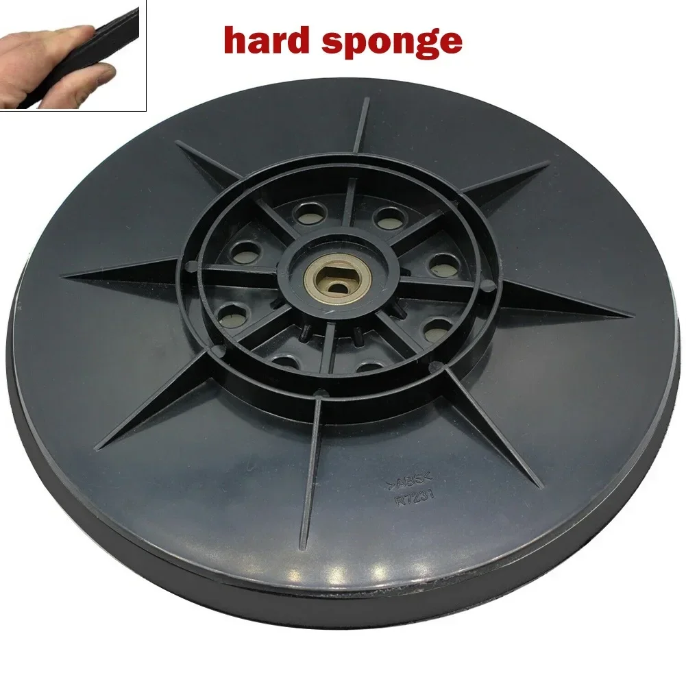 Polishing Pad Sander Backing Pad For Wall 9 Inch 10 Hole 215mm ABS Backup Pad With 14mm Black HOOK AND LOOP Sanding Disc Durable