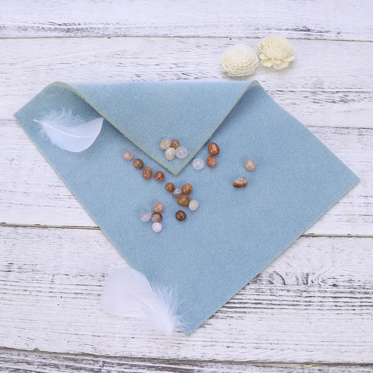 

2Pcs Bead Non-Slip Mats Soft Comfortable Jewelry Beading Tools DIY Accessories 30x23cm Lightweight Washable Double-Sided