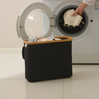 Toilet Paper Storage Basket with Transparent Window and Lid Paper Toys Laundry Storage Organizers for Bathroom Accessories - Image 4