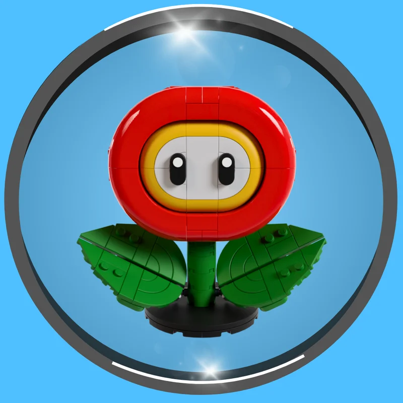 137pcs MOC Fire Flower Mariose Model Bouwstenen Architectuur DIY Speelgoed Creatieve Kerstcadeaus Idee Baksteen Onderwijs