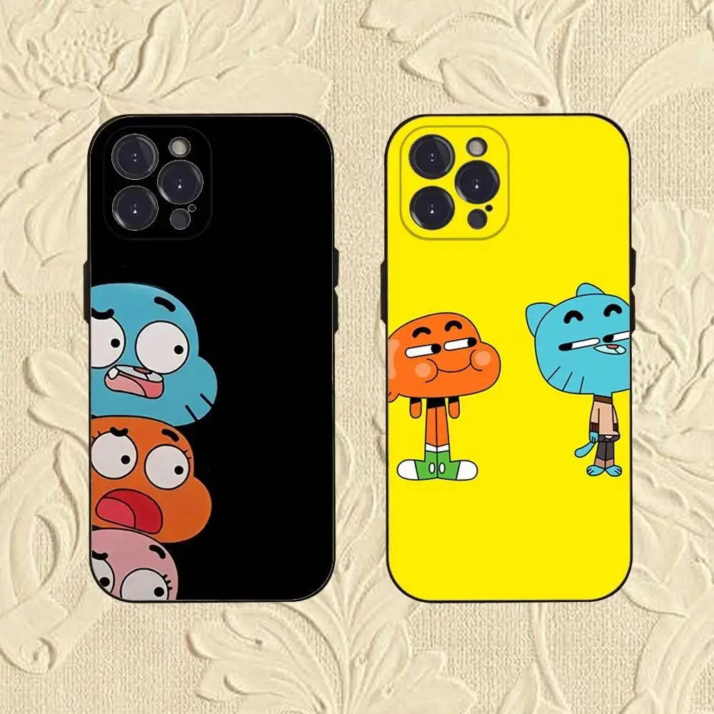 

G-Gmball-ls And D-Darwins Phone Case For iPhone 16,se4,15,14,13,12,11,Pro,X,XS,Max,XR,Plus,Mini Soft Black Cover