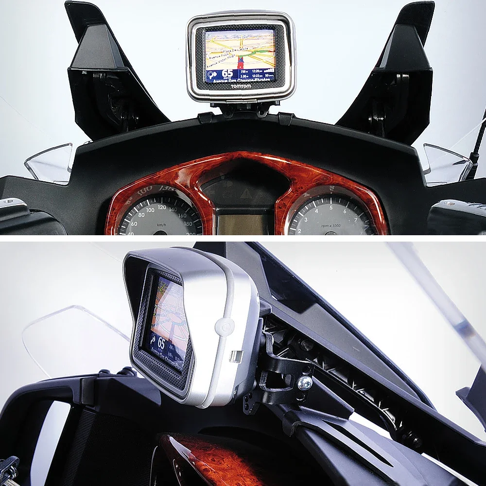 For BMW R 1200 RT R1200RT Below 2009 Navigation Bracket accessories Motorcycle GPS Navigator USB Charging Phone Holder 2006-2008
