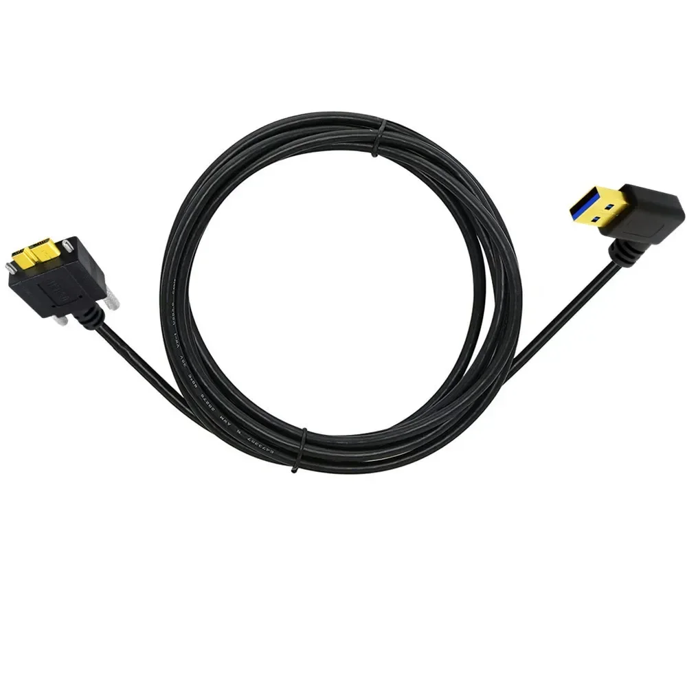 

USB 3.0 Micro B Charger Data Cable, with Dual Screw Locking Support Data Sync and Charging Cord USB 3.0 A to Micro B cable