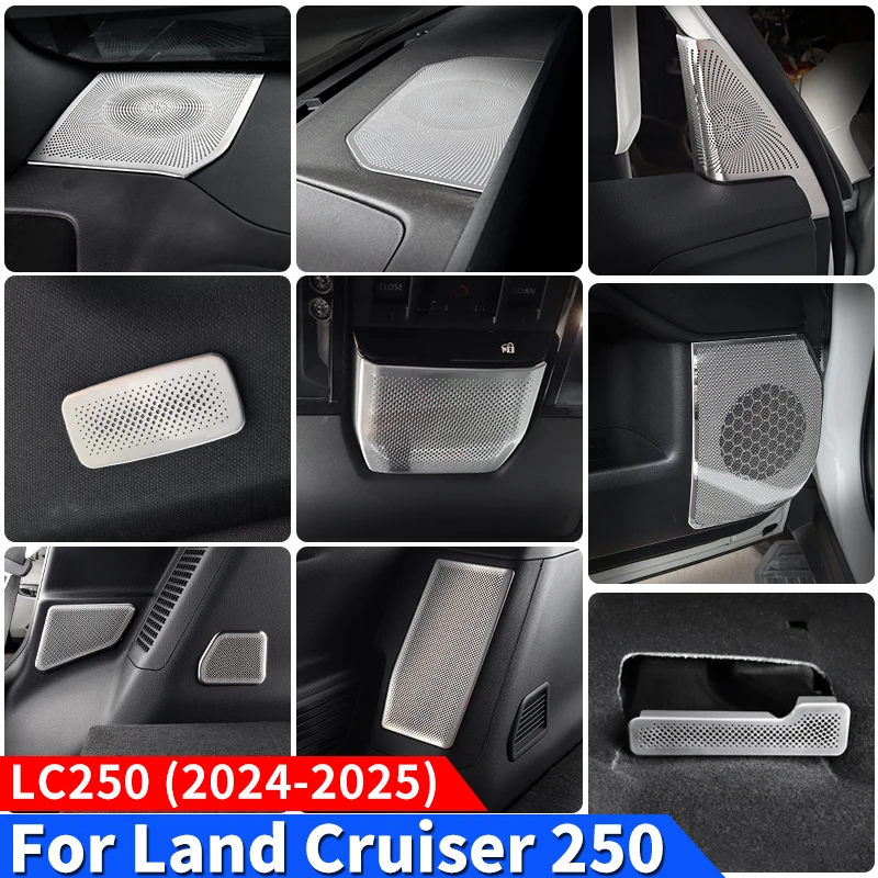 

For Land Cruiser Prado LC250 2024 2025 interio horn cover 1958 J250 Air Conditioning Vent Decorative Sticker cars Accessories