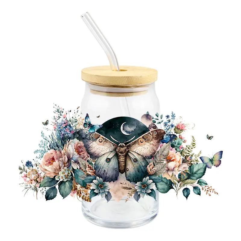 Bezutiful Butterfly UV DTF Wrap Transfer Stickers Cool Trend Design Waterproof Design Wrap For Glasses Cups Bottles Decal - Image 4