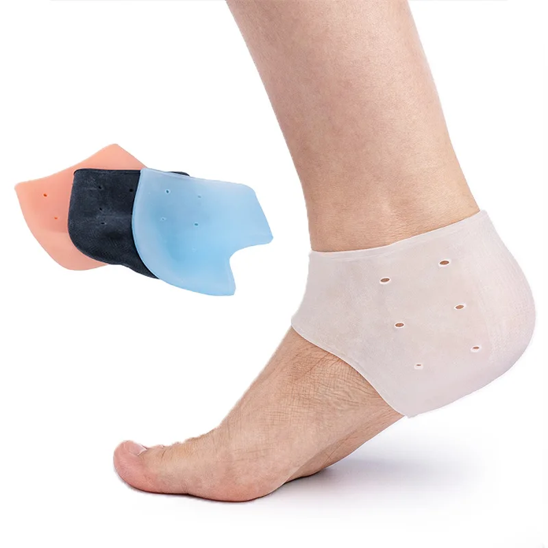 Men's and Women's Cracked Heel Protection Socks, Anti-Cracking Silicone Sock Covers for Foot Heels to Prevent Dryness and Cracks