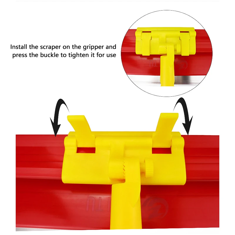 1 pz. Strumento per spatola levigante per cartongesso, adattatore per estensione spatola piatta, clip per staffa di livellamento