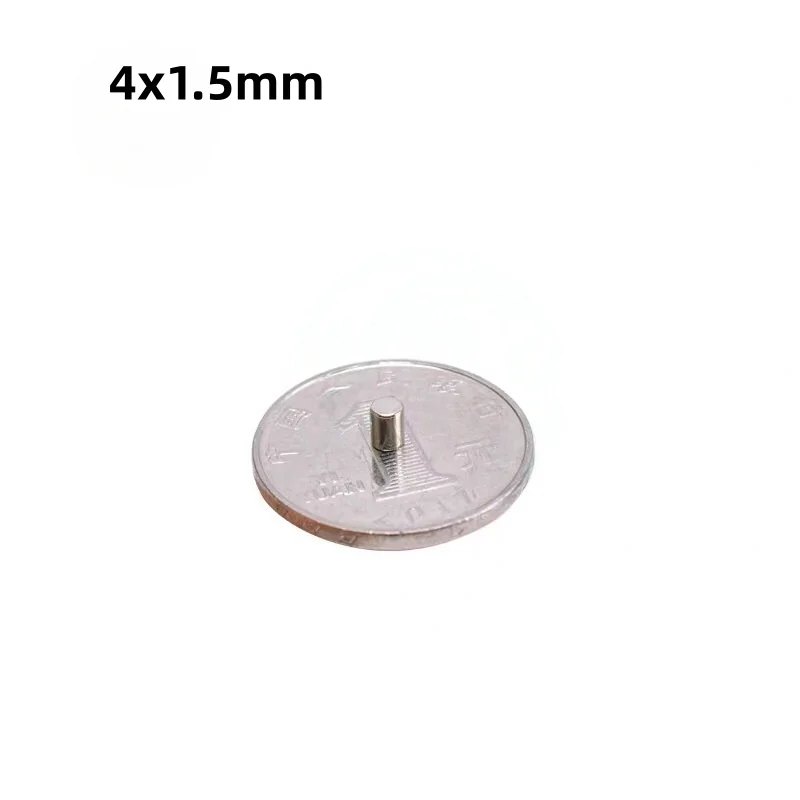 4x1.5mm Round magnets can be flexibly used  for refrigerator attachment, office document fixing and DIY crafts 4mmx1.5mm