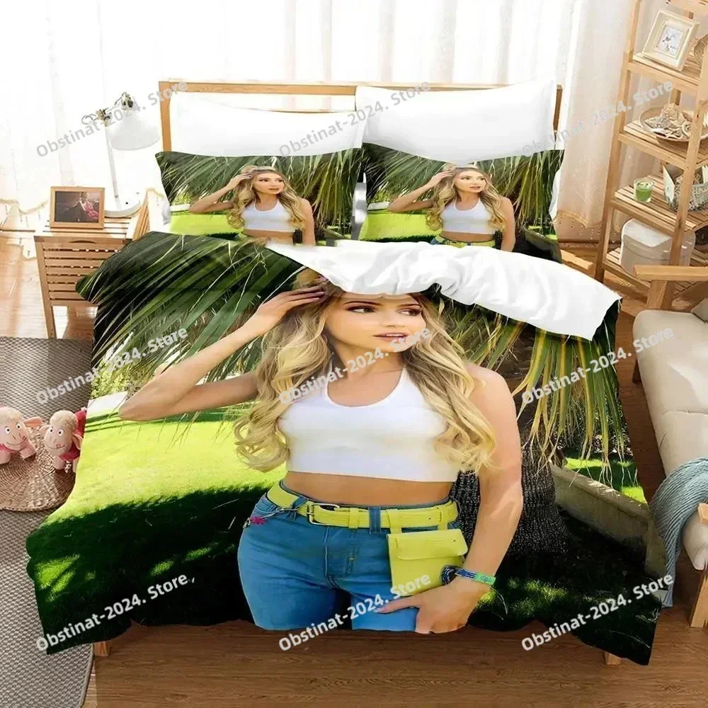MIA MAPLES Printed Bed Set Duvet Cover Pillowcase Bedding Set Bed Linen Sheet Quilt Cover Full Queen King Size