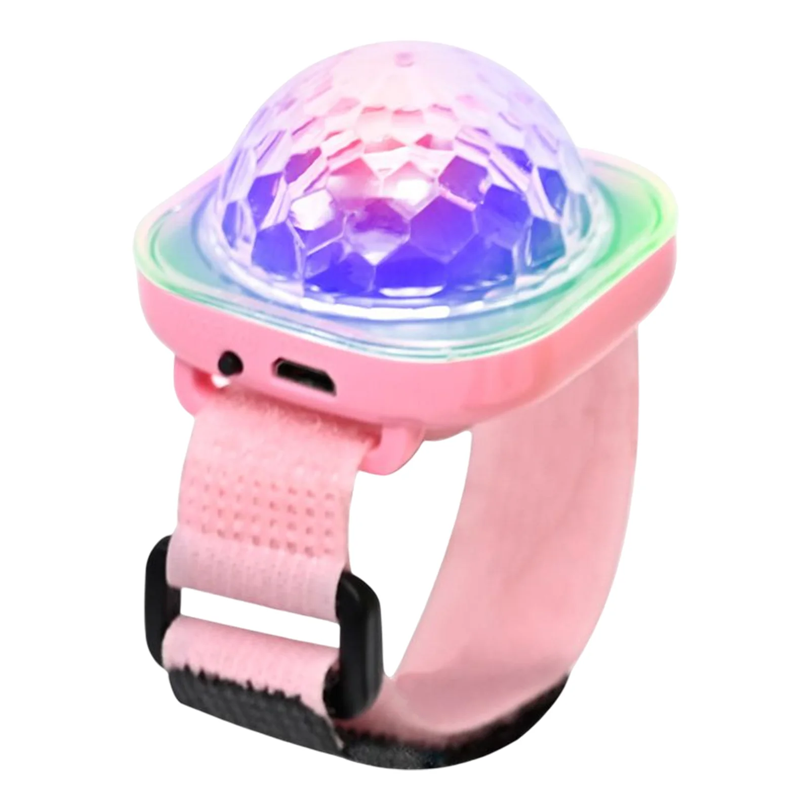 

USB Bracelet Disco Lights Rechargeable 400mAh Wristband Disco Ball Light Sound Control Kids Toy Atmosphere Lighting for Club KTV