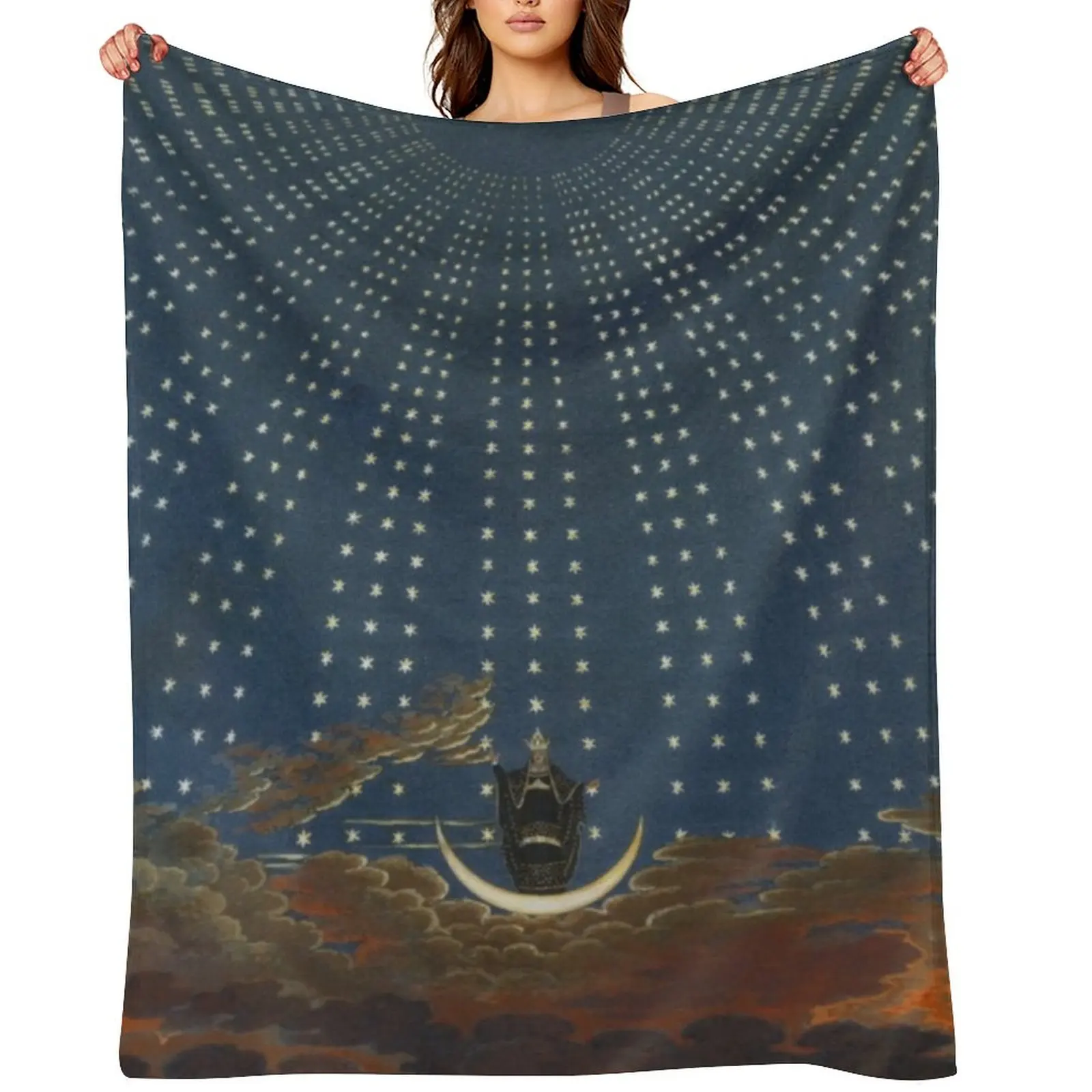 

Queen Of The Night Throw Blanket Hair Extra Large Throw Camping Luxury Throw Blankets