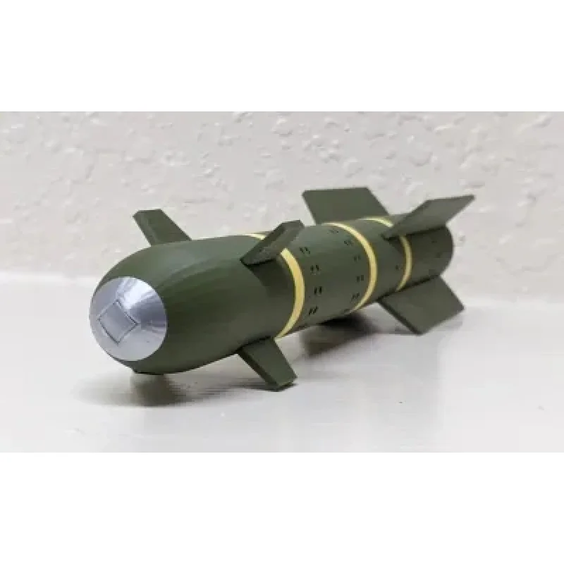1 قطعة نموذج صاروخي من الهواء إلى الأرض مطبوع ثلاثي الأبعاد مضاد للدبابات - هدية واقعية لعشاق عسكري بمقياس 1:6 |   صاروخ مفصل متين