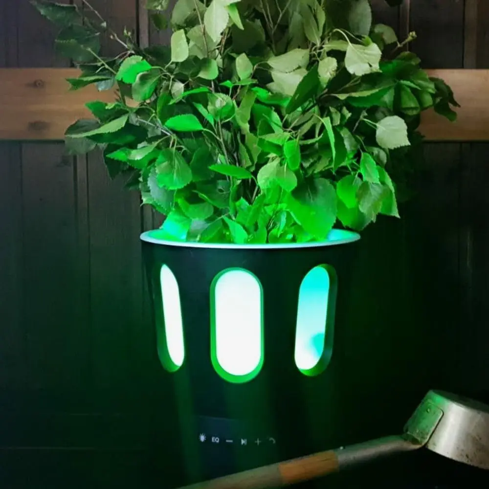 

Bluetooth Sauna Speaker with Lighted Bucket for SaunaZone Experience
