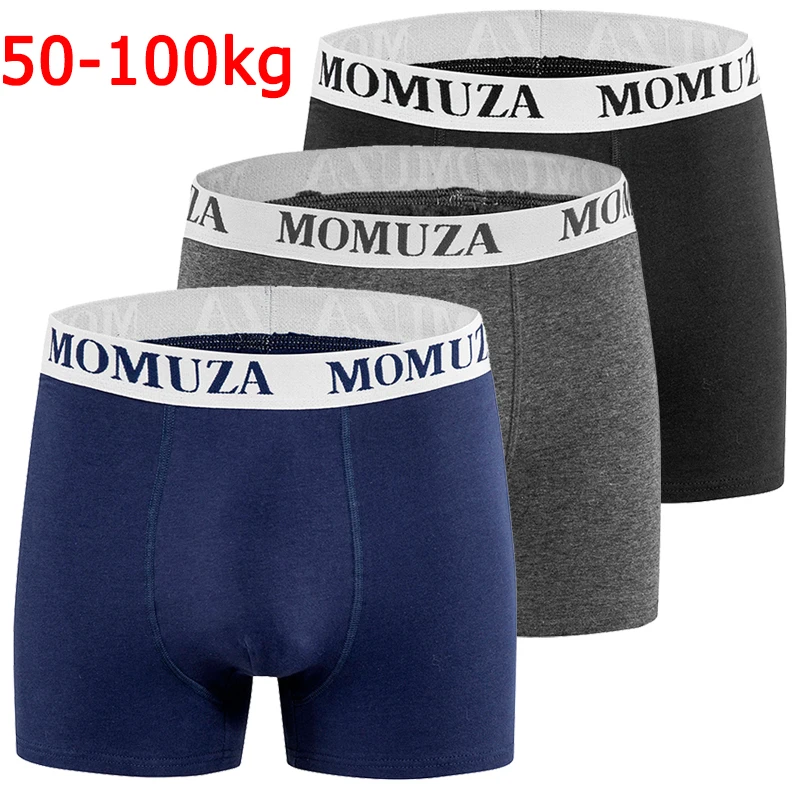 Men\'s Solid Color Cotton Underwear Boxers S-XL for 50-100kg Men\'s Comfortable Shorts Full Cotton Underwear Трусы Мужские