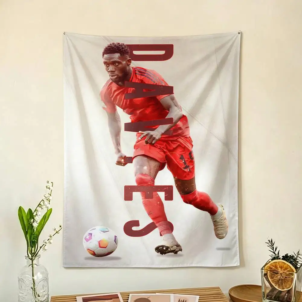 Canada A-Alphonso D-Davies Flag Outdoor Decorations for Bedrooms Home Decor Items Decoration Banners
