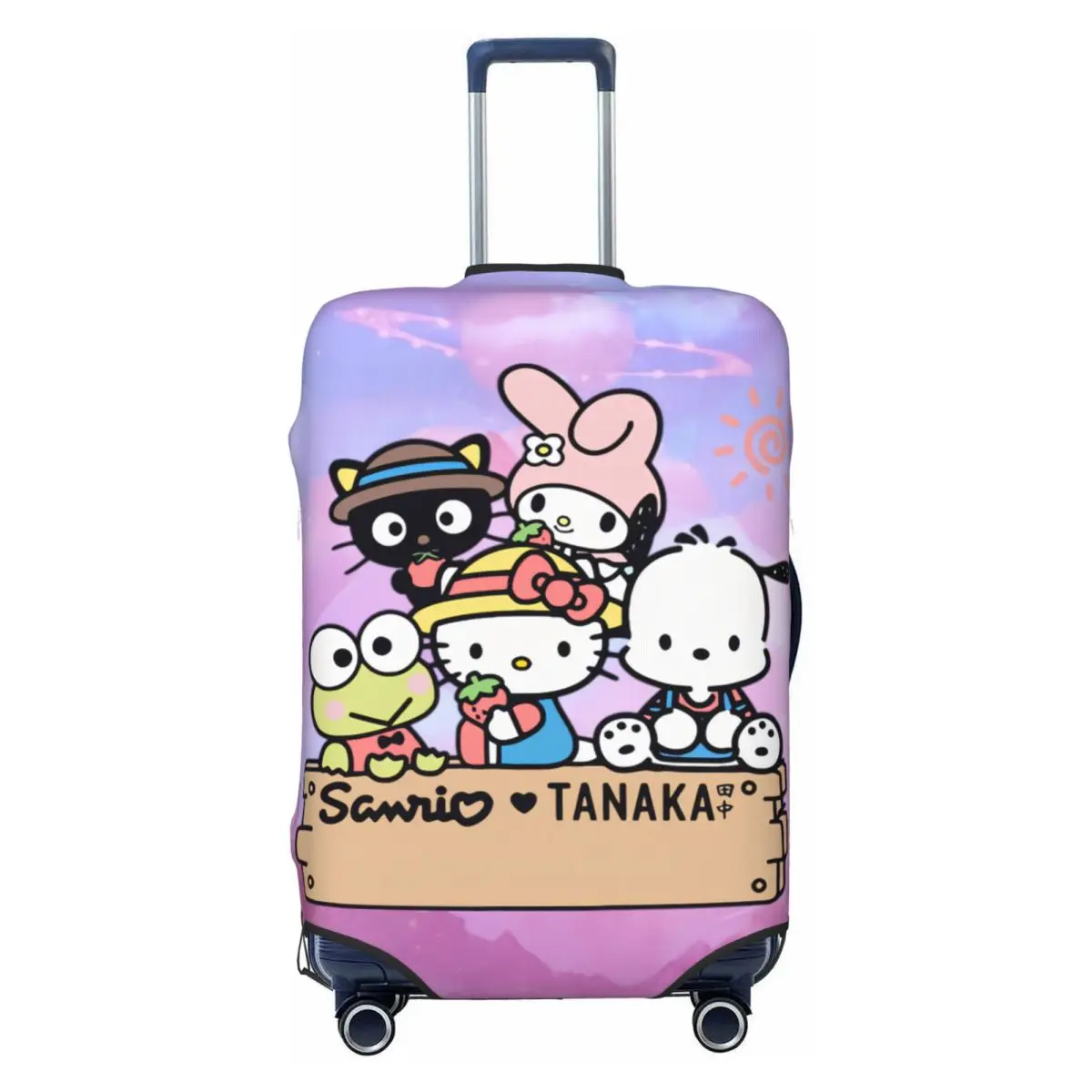 

Cartoon My Melody Bunny Luggage Cover Elastic Cartoon Travel Suitcase Protective Covers Suit For 18-32 inch
