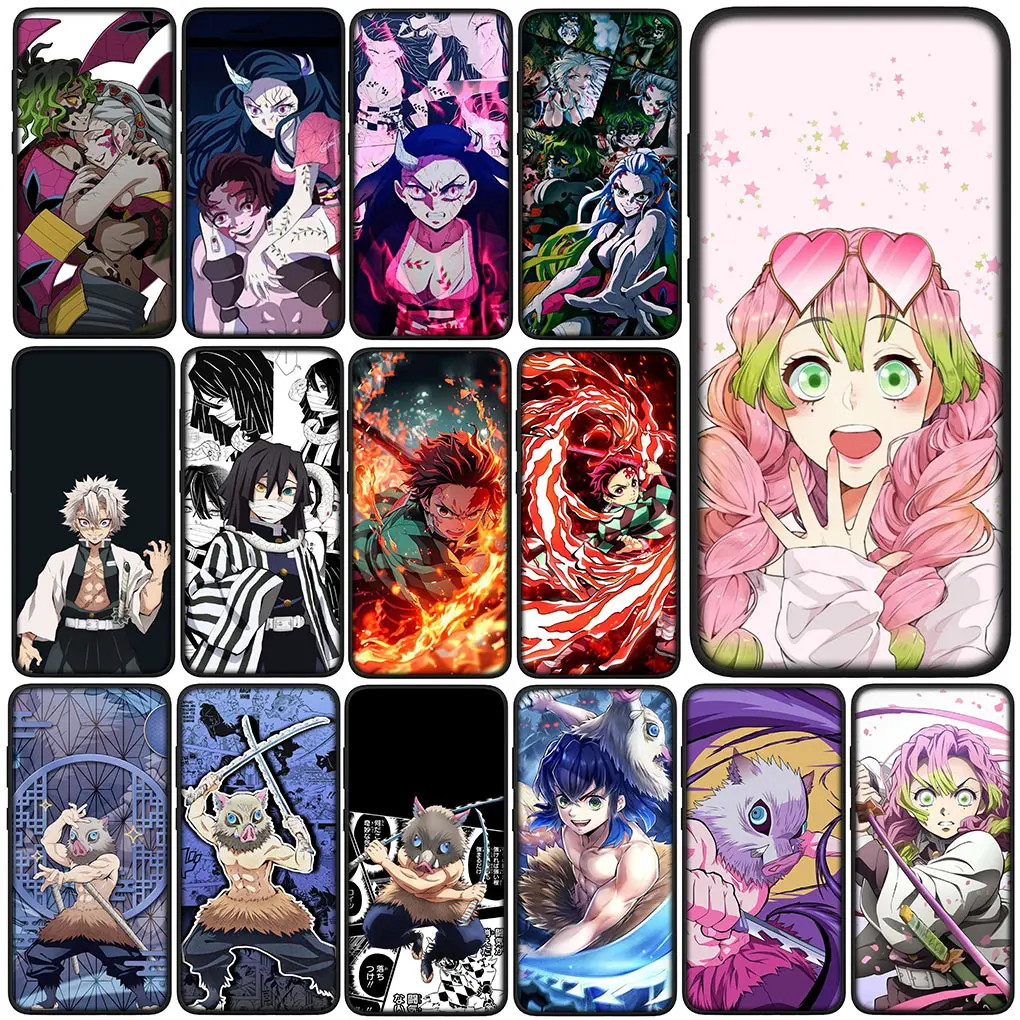 Daki Inosuke Demon Slayer Nezuko Tanjirou Phone Cover Case for Motorola Moto E32 G30 G50 G60 G40 G51 G52 G41 G42 G22 G71 E7 G100