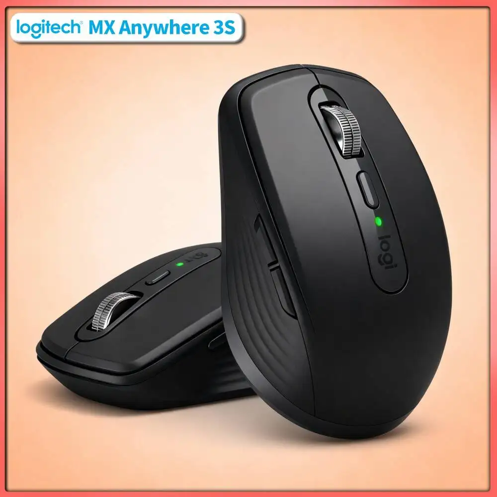 Professional MX Anywhere 3S - 8000 DPI, Hyper-Scroll Feature, USB-C Port, Must-Have for Bakery Owner Stock Record Keeping
